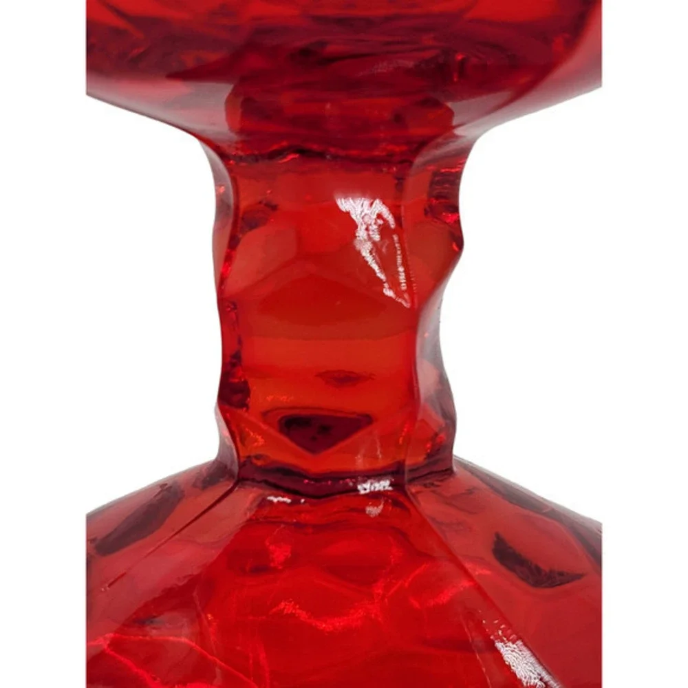 Viking Ruby Red Georgian‎ Pressed Vintage Glass Goblet